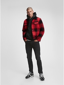 gap sherpa jacket mens