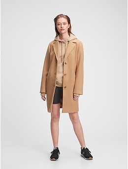 Gap factory 2025 wool blend coat