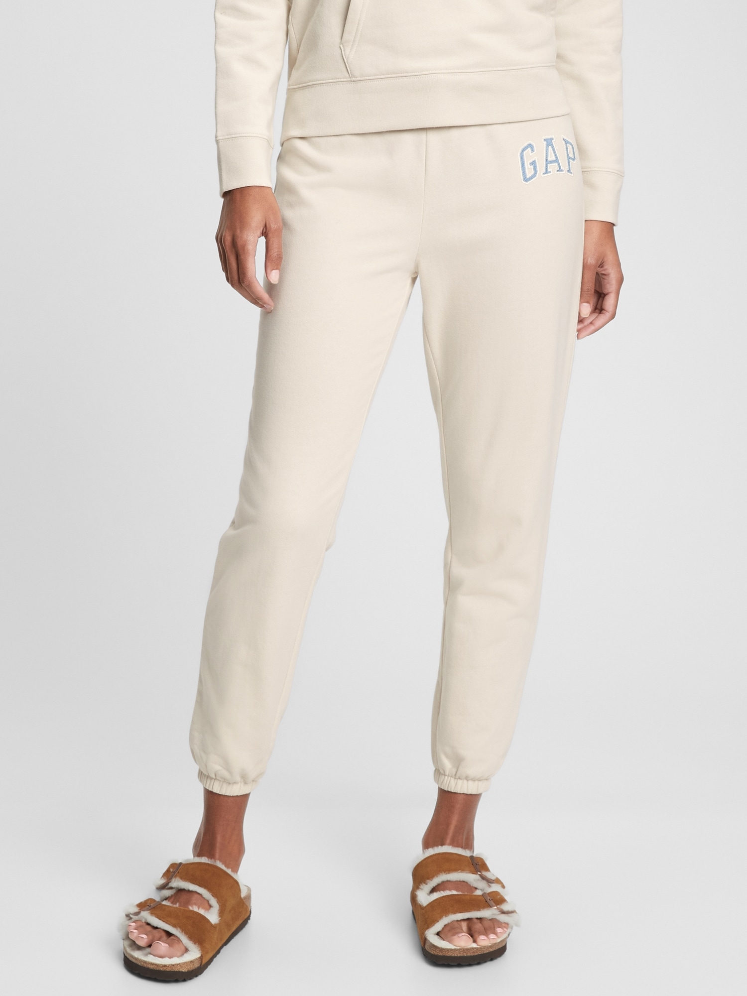 gap logo joggers in fleece