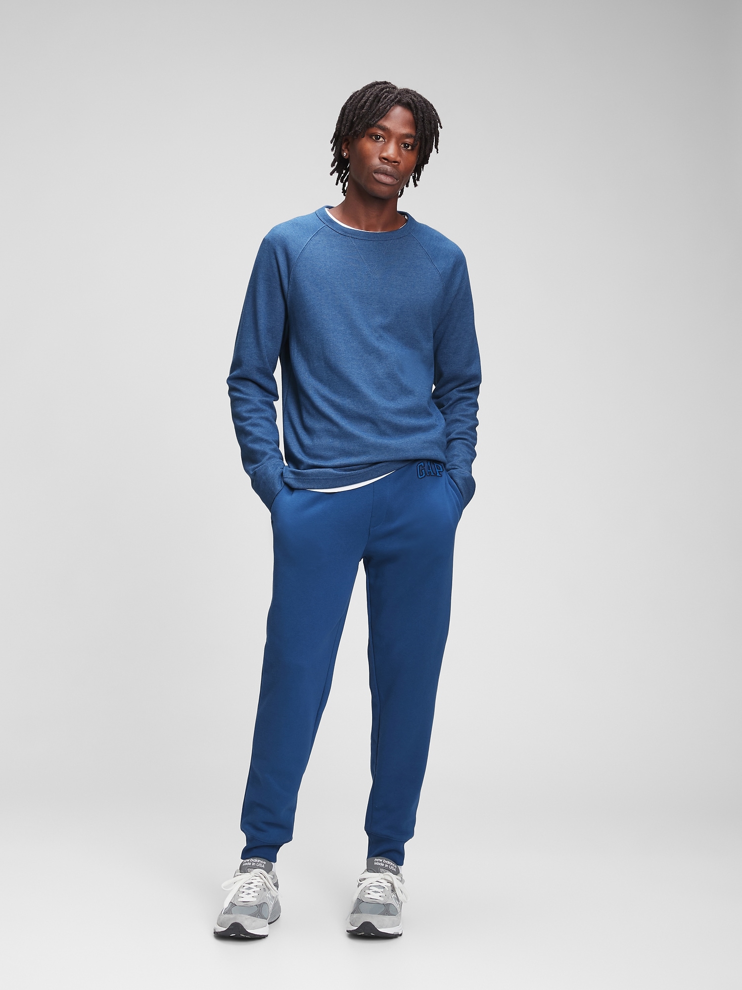 gap logo joggers in fleece