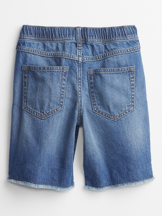Image number 2 showing, Kids Denim Pull-On Shorts