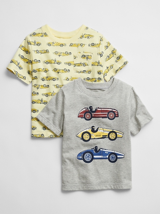 View large product image 1 of 1. babyGap Print Pocket T-Shirt (2-Pack)