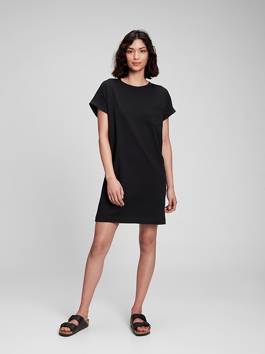 View large product image 1 of 1. Relaxed Pocket T-Shirt Dress