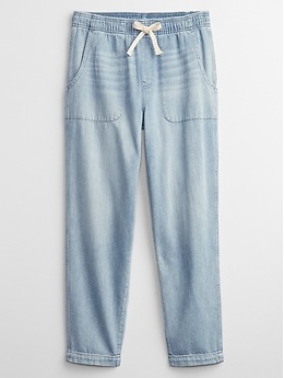 Mid Rise Easy Pull-On Jeans