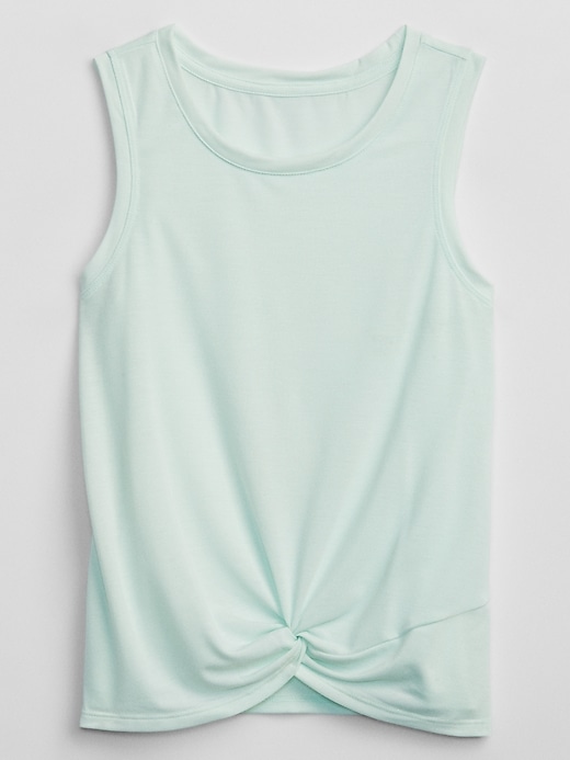 View large product image 1 of 1. GapFit Kids Twist-Front Tank Top