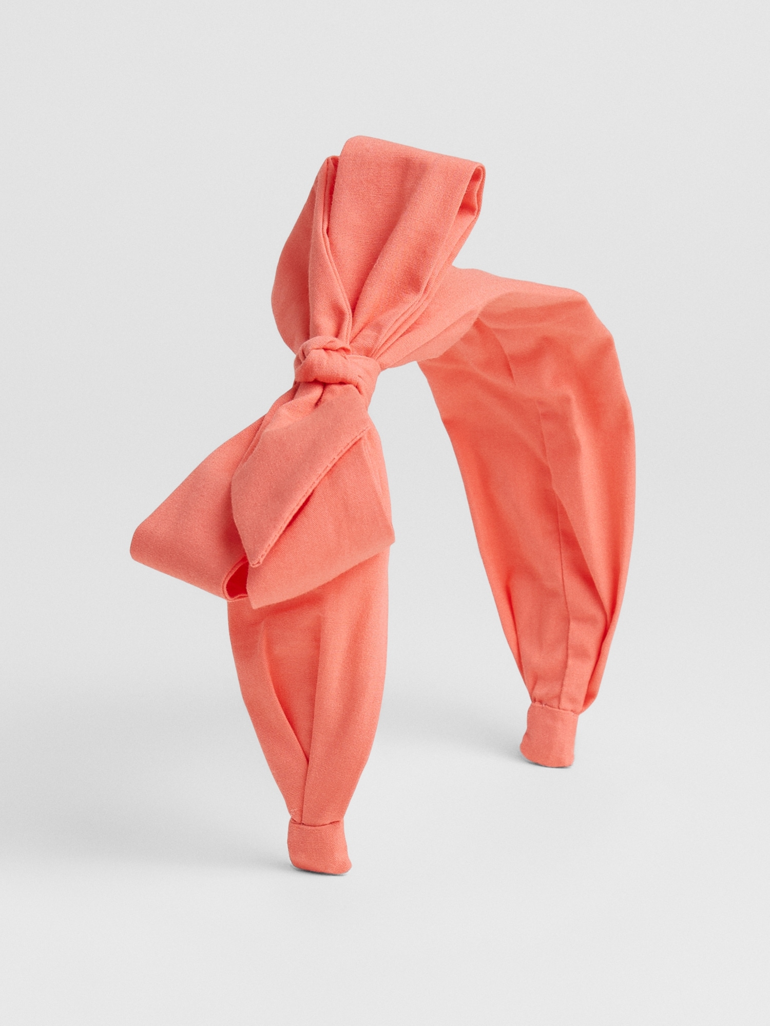 SILK BOWS SOFT SCARF - ORANGE