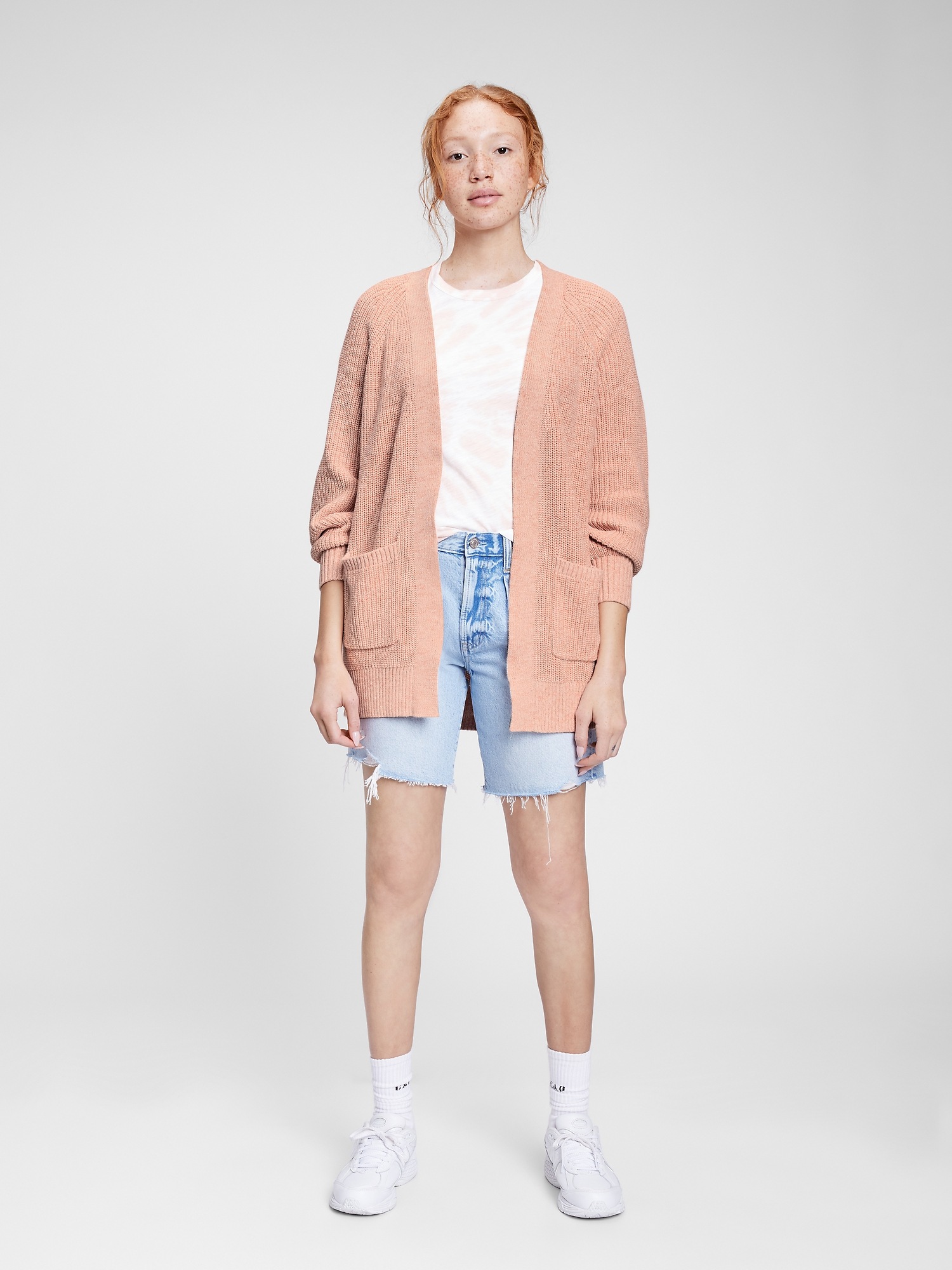 gap factory open front cardigan