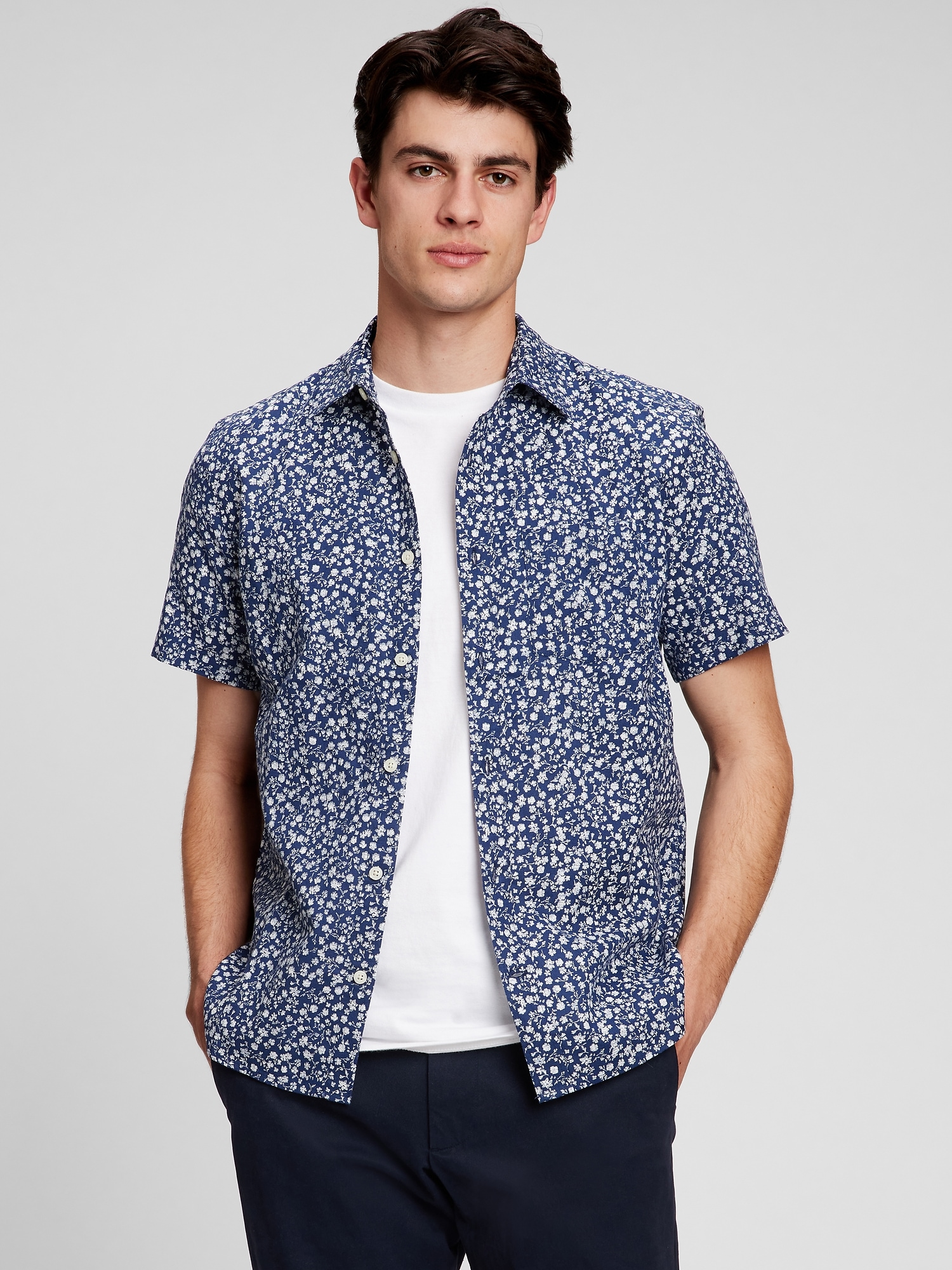 gap linen shirts & tops