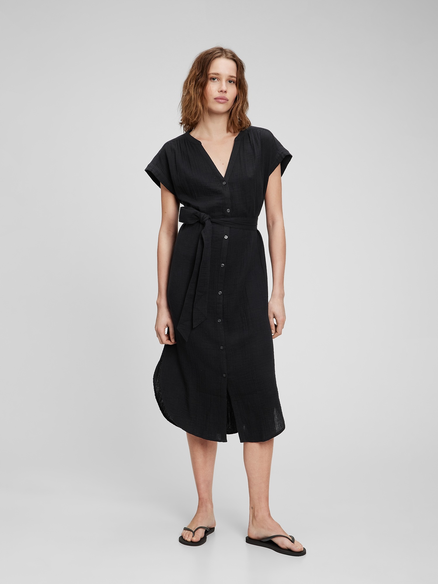 gap factory wrap dress