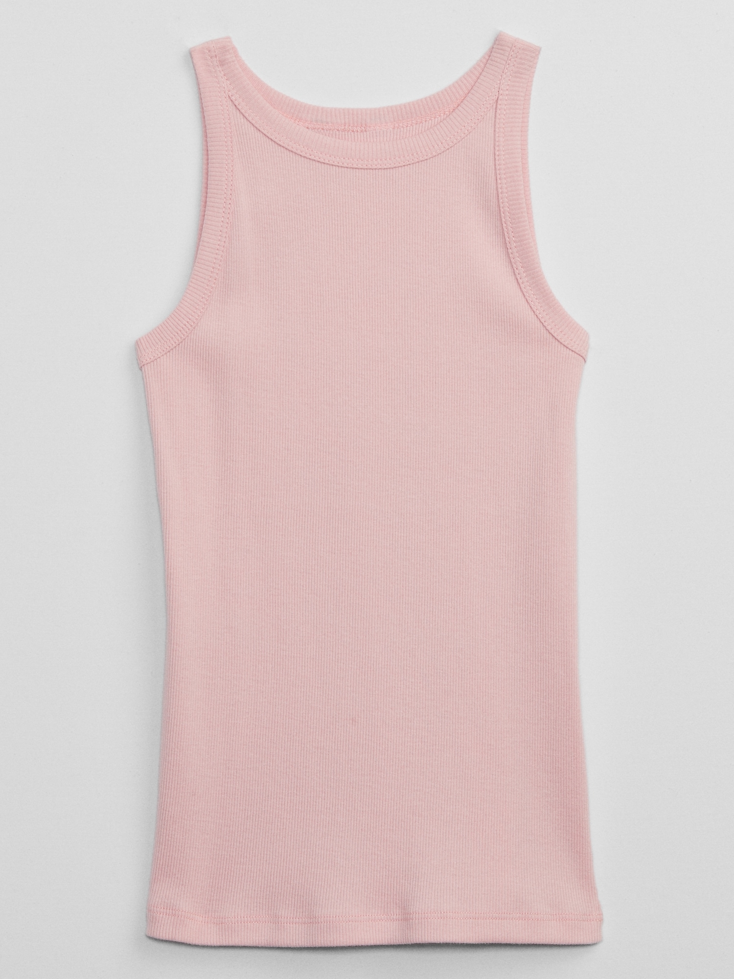 Kids Ribbed High Neck Tank | Gap Factory