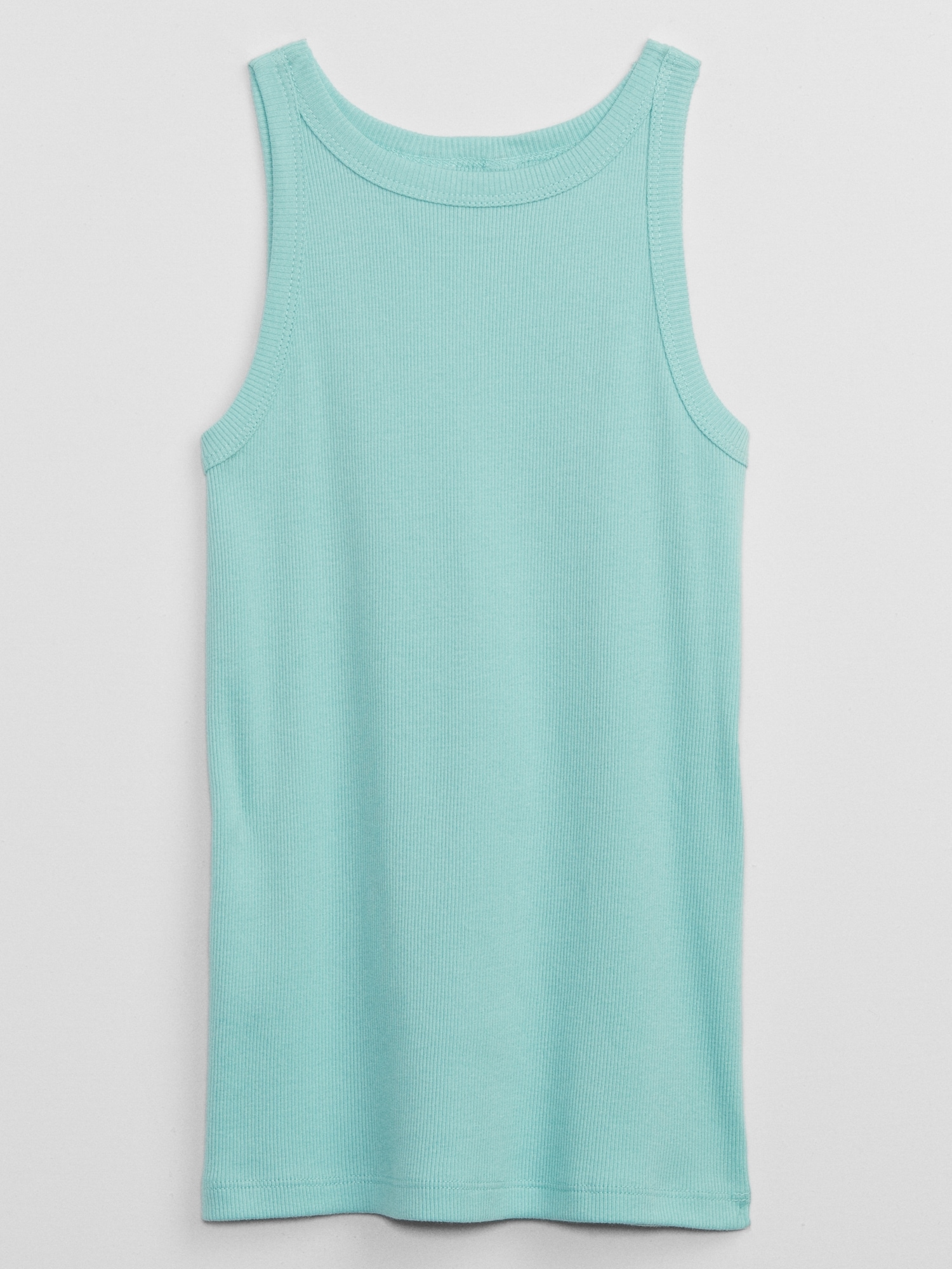 Kids Ribbed High Neck Tank | Gap Factory