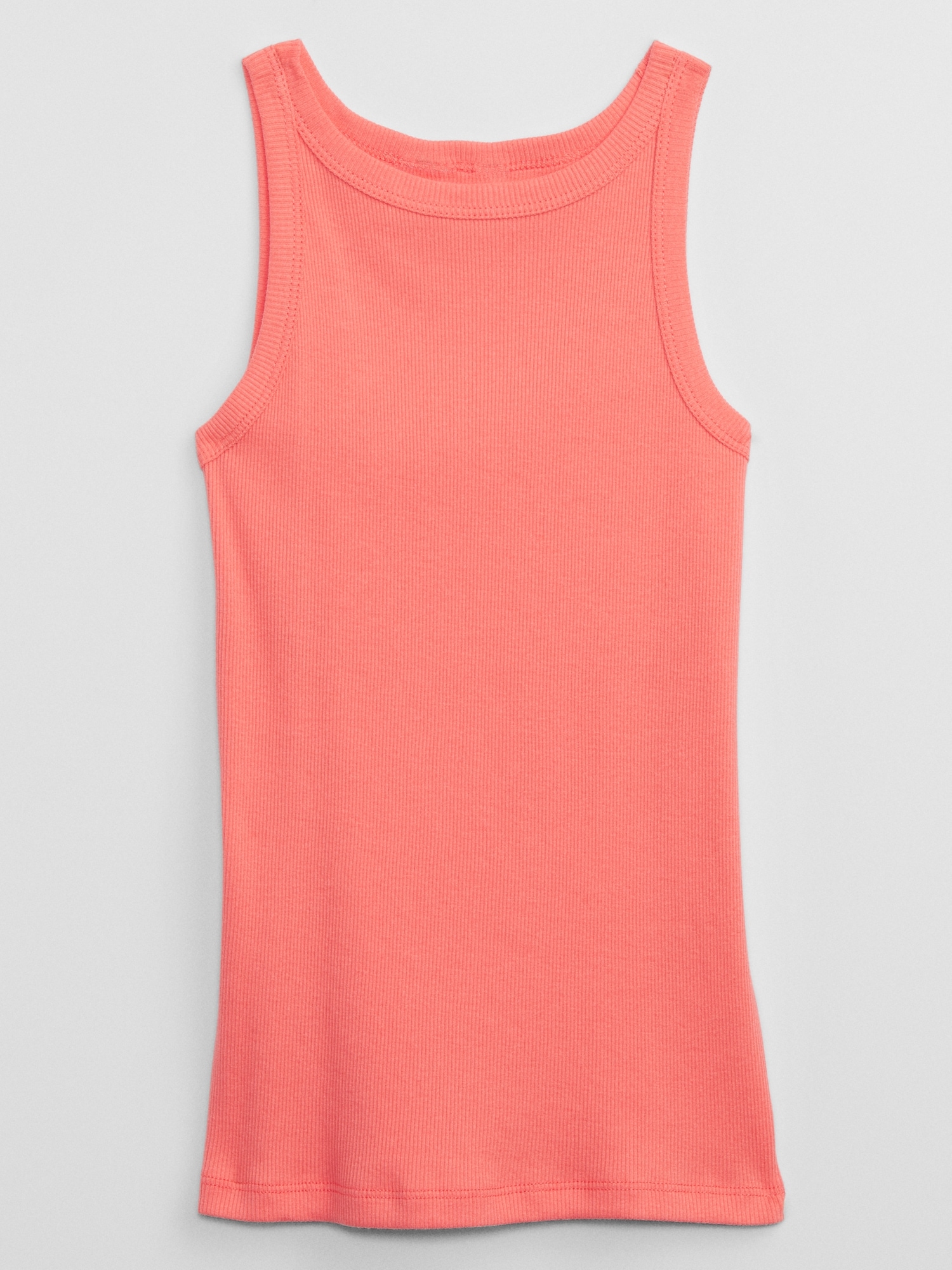 Kids Ribbed High Neck Tank | Gap Factory