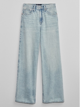 Gap high waisted sale wide leg jeans