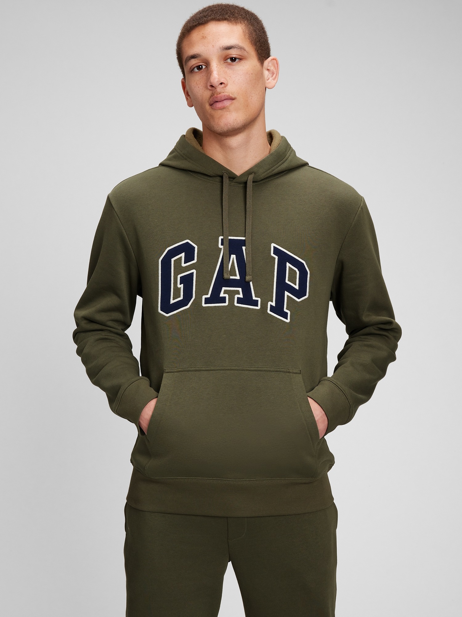 gap brown zip up moletom com capuz