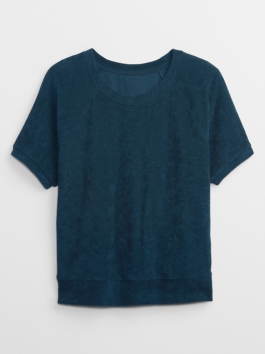 Short Sleeve Towel Terry Sweatshirt | Gap Factory