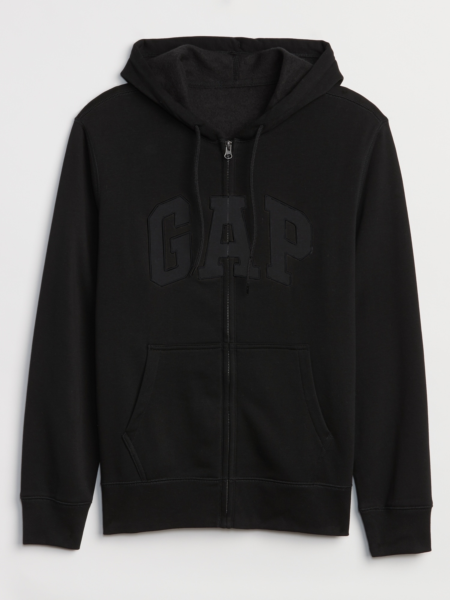 Gap vintage grey big logo embroidered hooded jacket hoodie