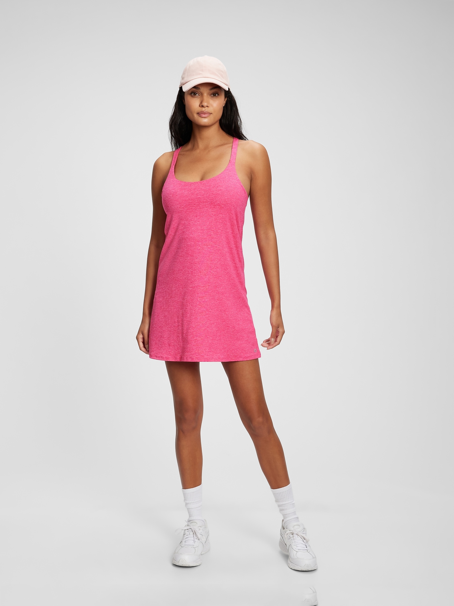 GapFit Brushed Tech Jersey Dress