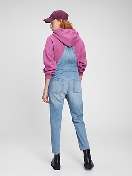 Gap relaxed hot sale denim overalls