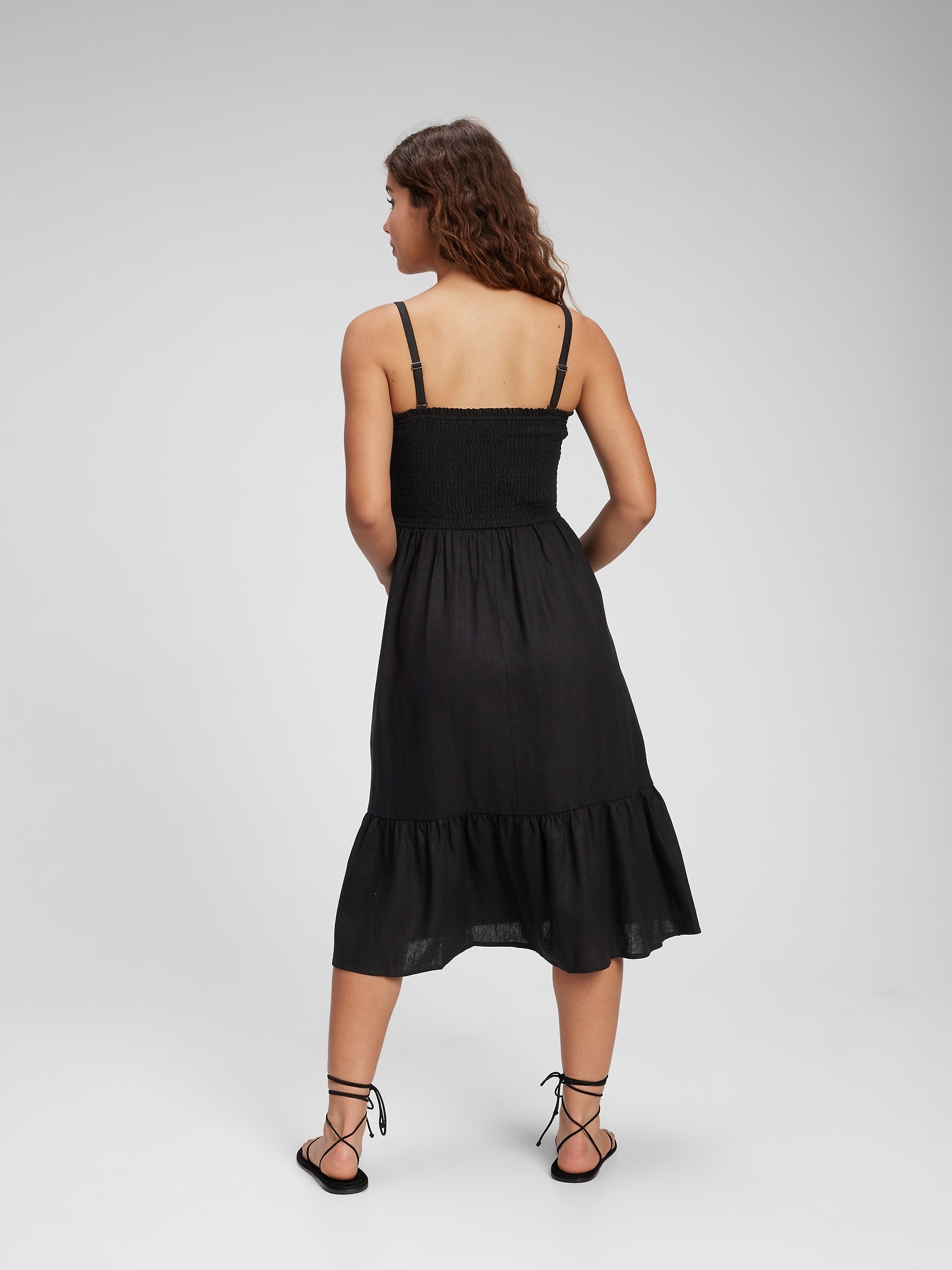 Smocked Midi Dress | Gap Factory