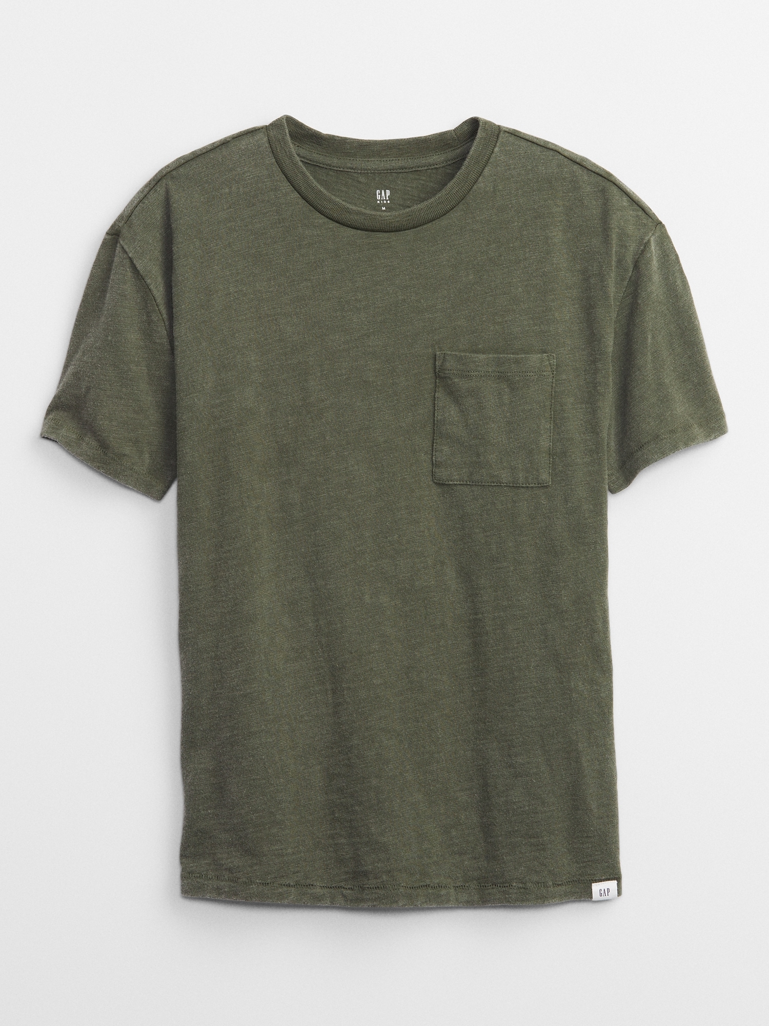 Kids Heavyweight Textured Pocket T-Shirt