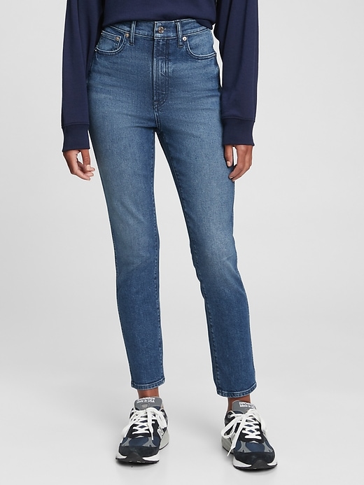 Image number 1 showing, High Rise Vintage Slim Jeans