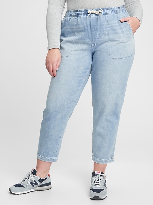 Mid Rise Easy Jeans with Washwell Gap Factory