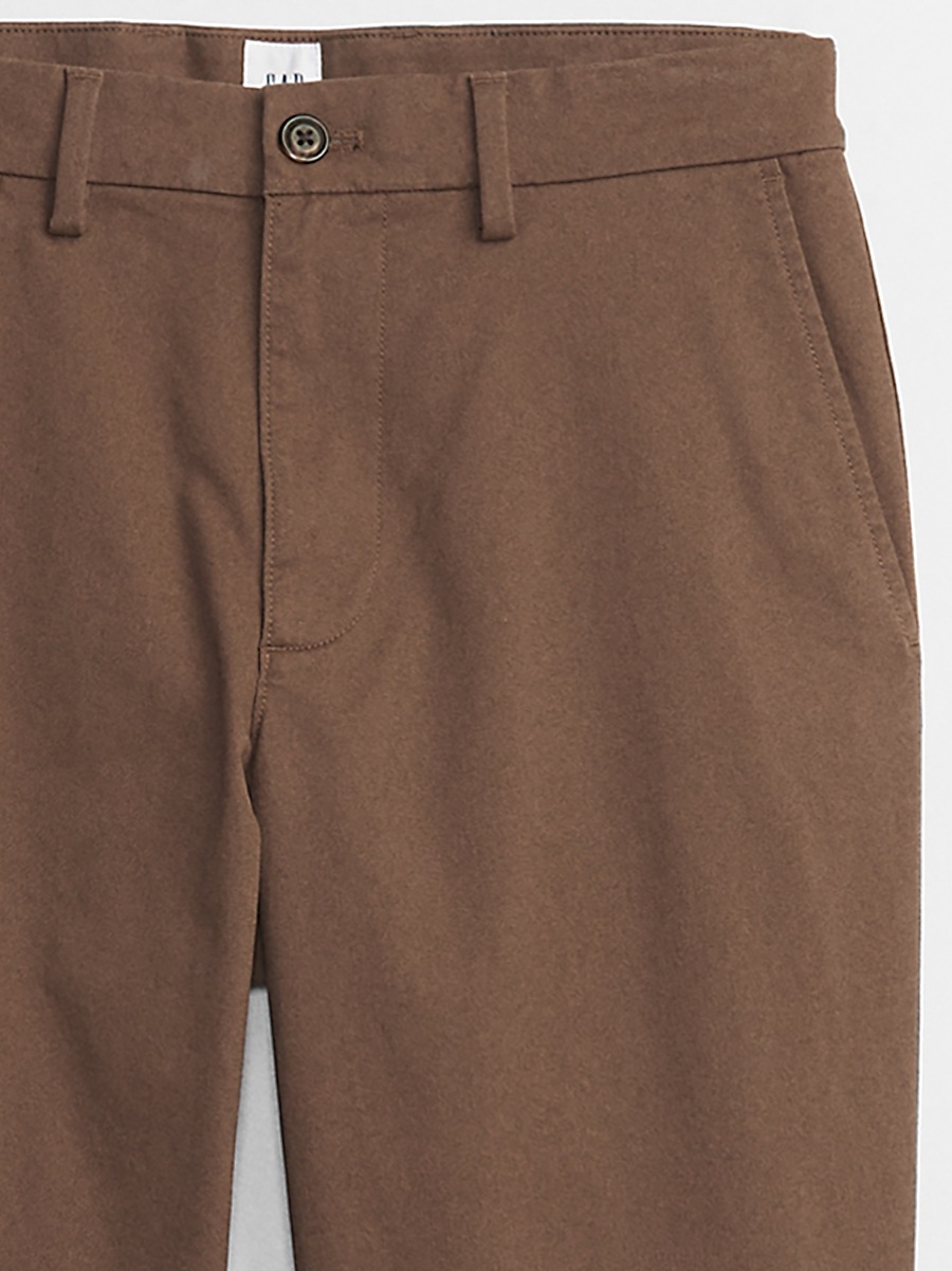 GapFlex Essential Khakis in Straight Fit with Washwell | Gap Factory