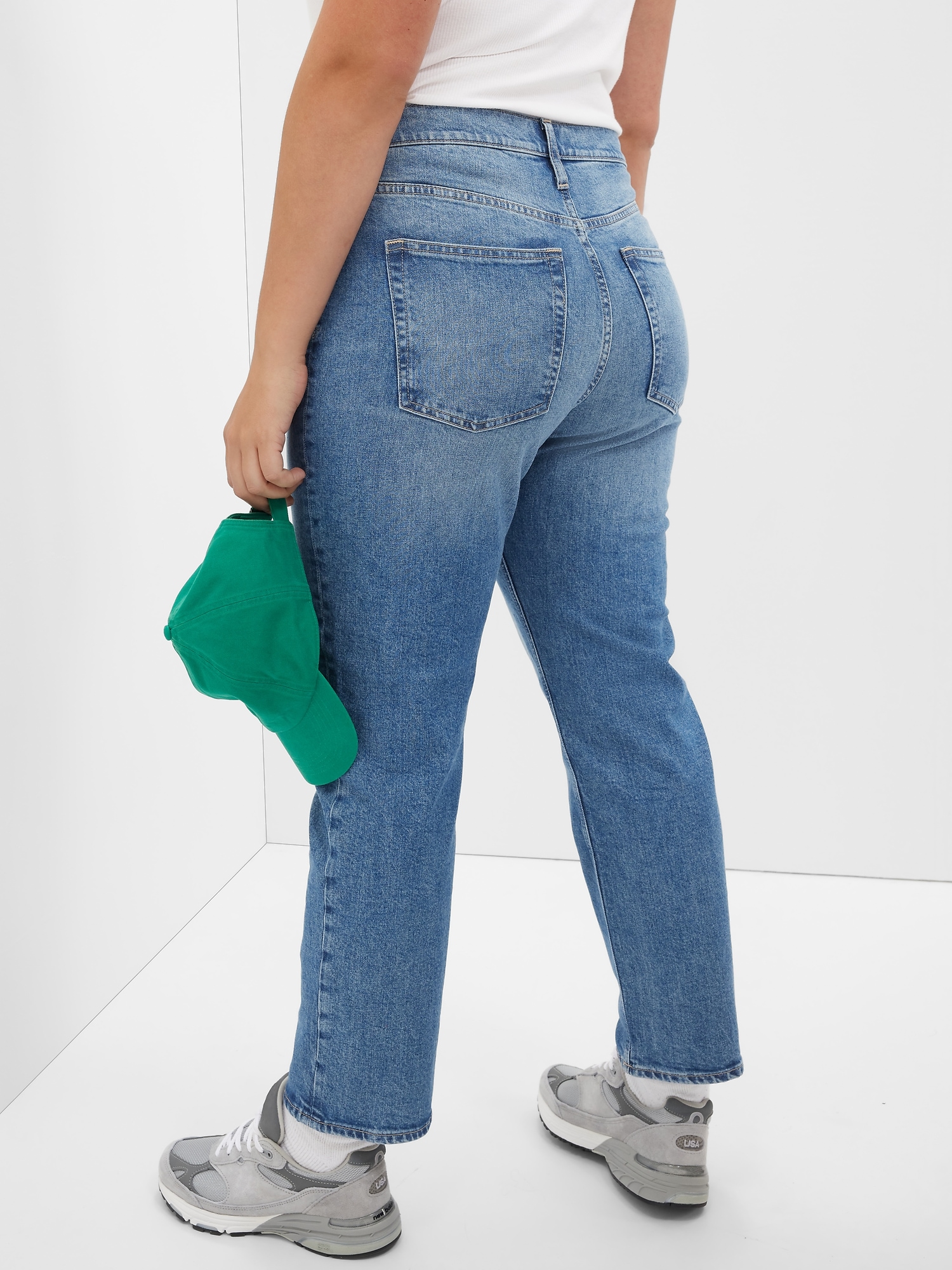 RE/DONE 90s High Rise Straight Jeans in Rio Fade