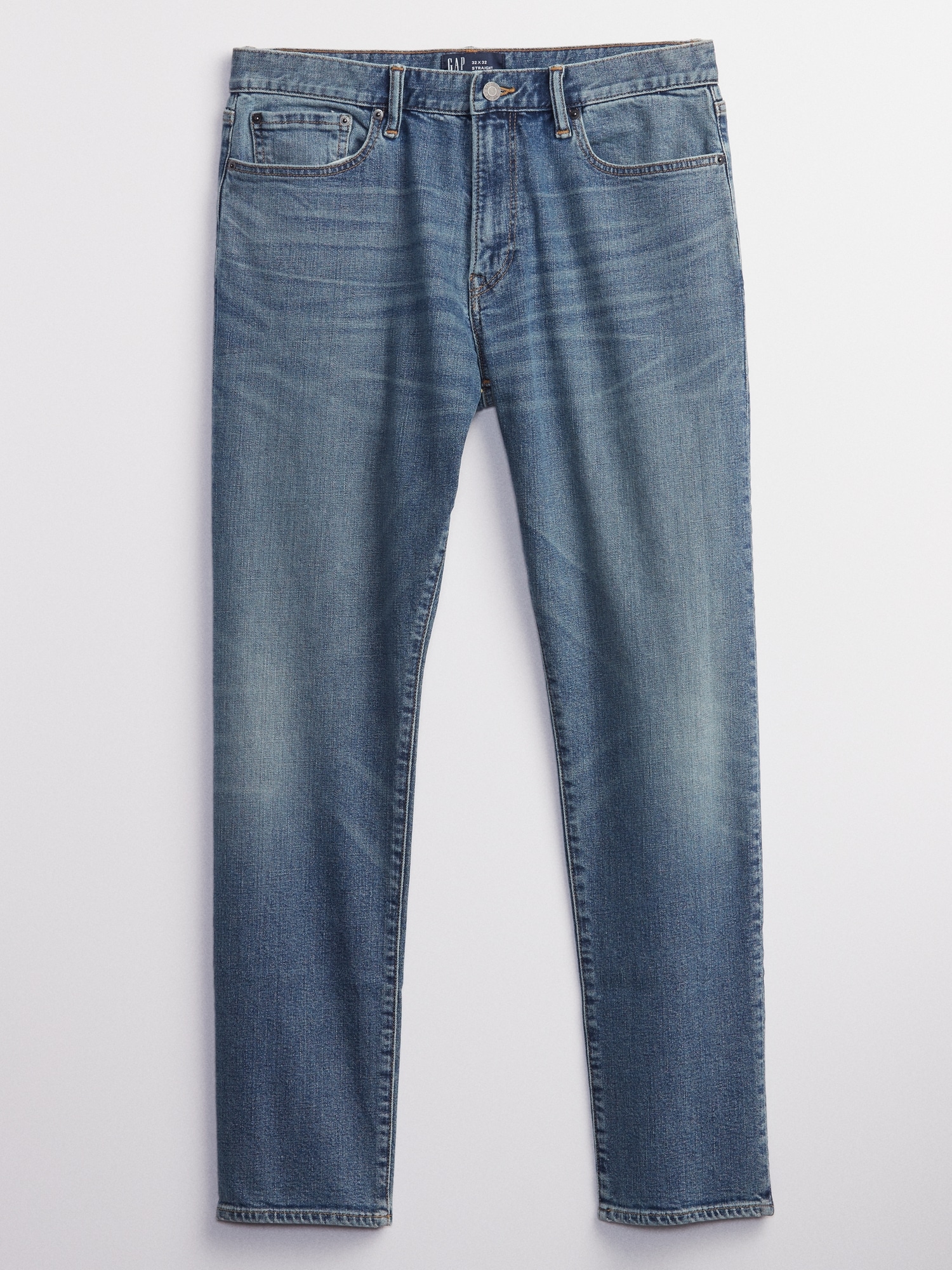 Shop Men DARKINDIGO Slim Taper GapFlex Jeans with Washwell - 34W
