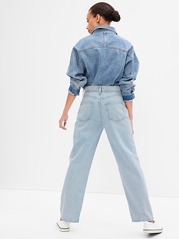 Gap High Rise '90s Loose Jeans in Organic Cotton with Washwell - ShopStyle