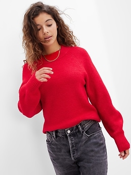 Forever Cozy Relaxed Ribbed Crewneck Sweater