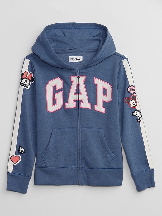 GapKids | Disney Mickey Mouse and Minnie Mouse Logo Hoodie | Gap Factory