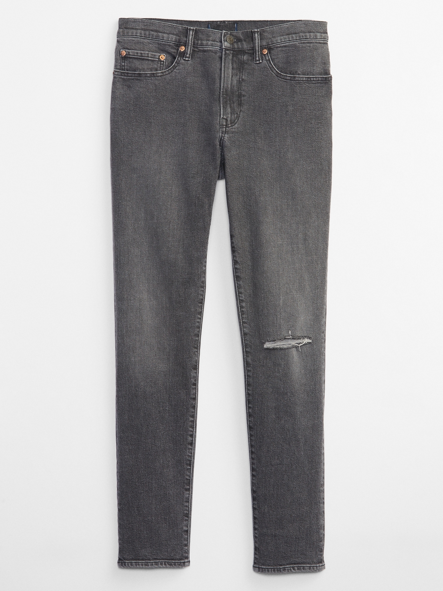 Slim Taper Gapflex Jeans With Washwell Washed Black
