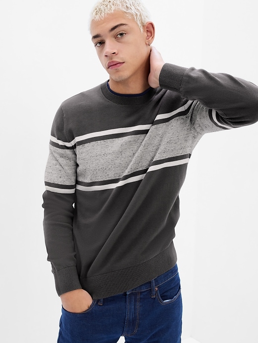 Stripe Crewneck Sweater | Gap Factory