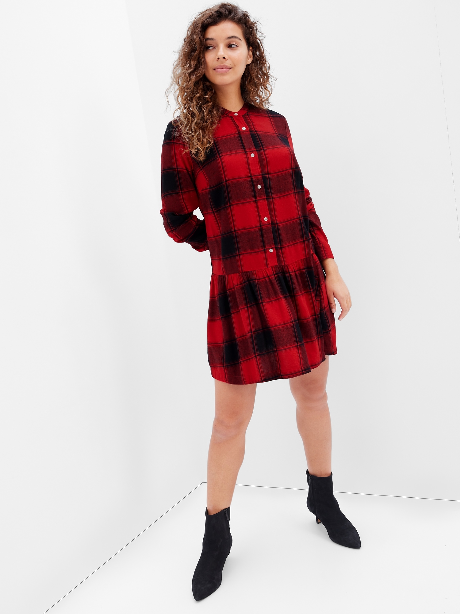 gap plaid dress