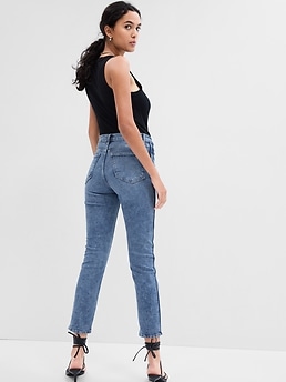 High Rise Vintage Slim Jeans