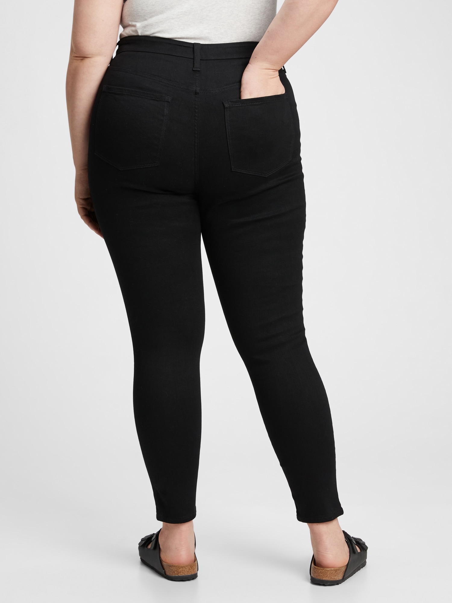 Buy online Black Solid Jegging from Jeans & jeggings for Women by