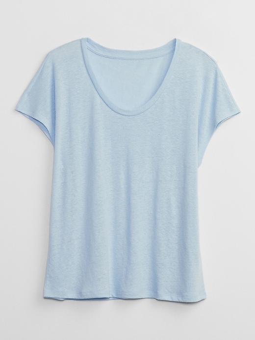 Relaxed Linen Dolman T-Shirt | Gap Factory