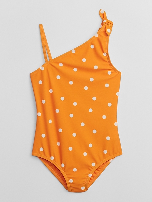 Image number 1 showing, Kids Asymmetrical Swim One-Piece