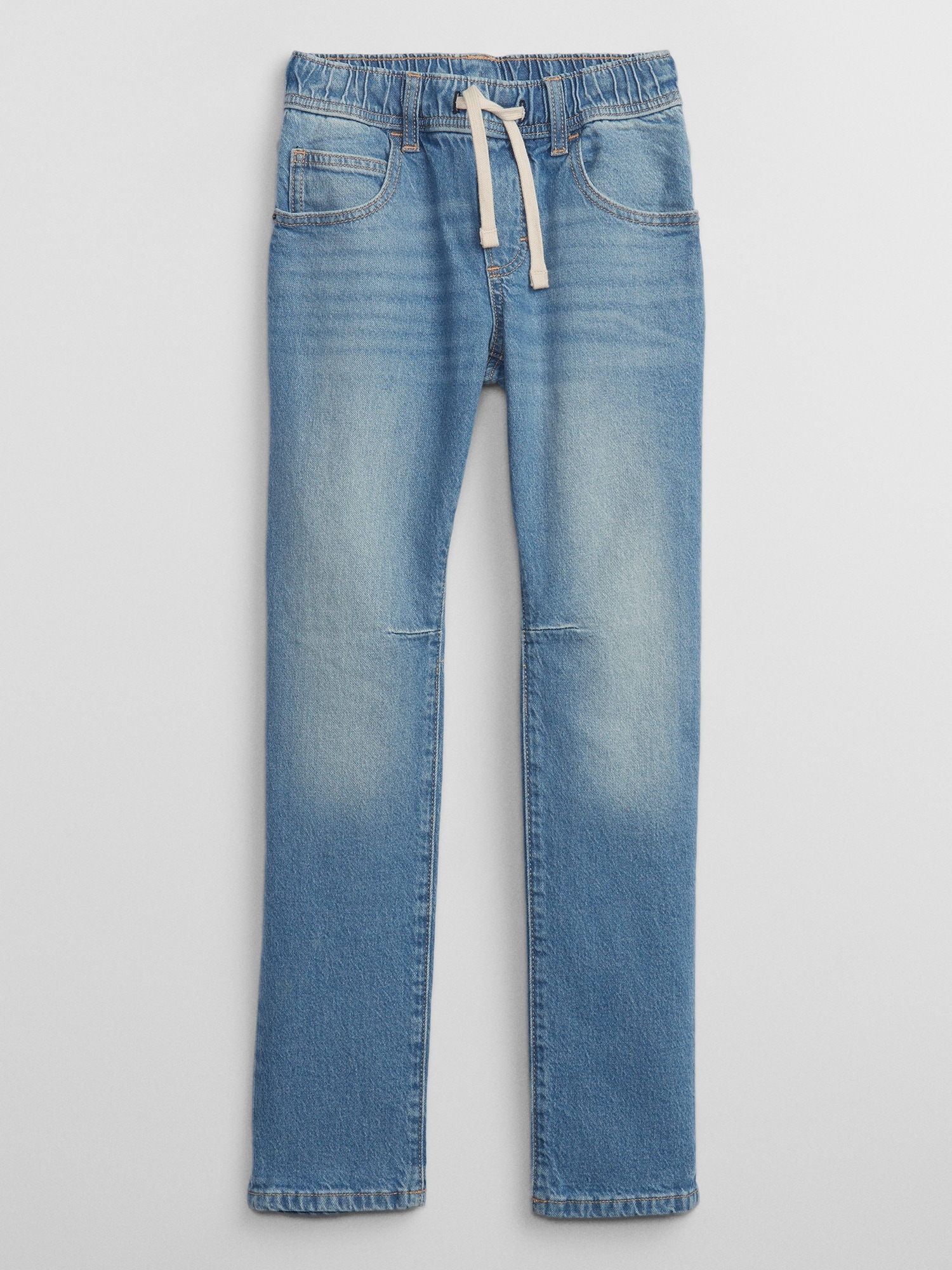 Slimtacular® Straight Leg Pull-On Denim Jeans