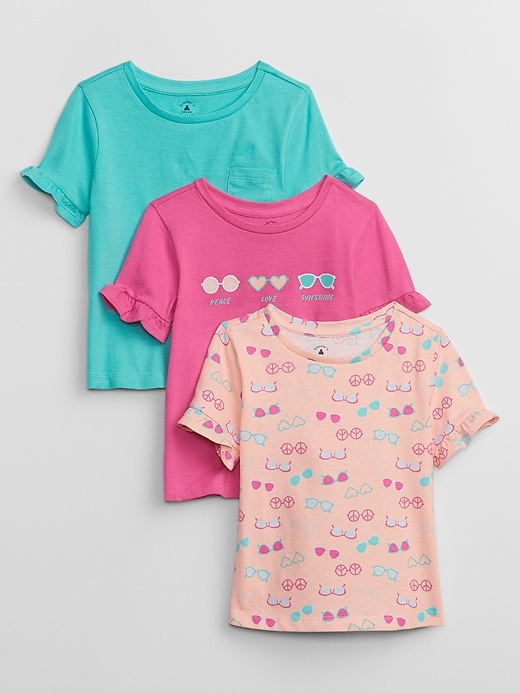 View large product image 1 of 1. babyGap Ruffle T-Shirt (3-Pack)