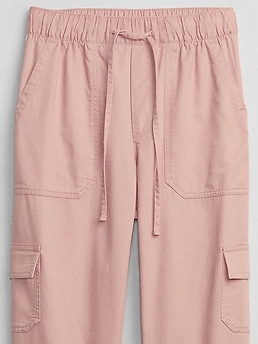 Twill Cargo Pants - Dusty pink - Ladies