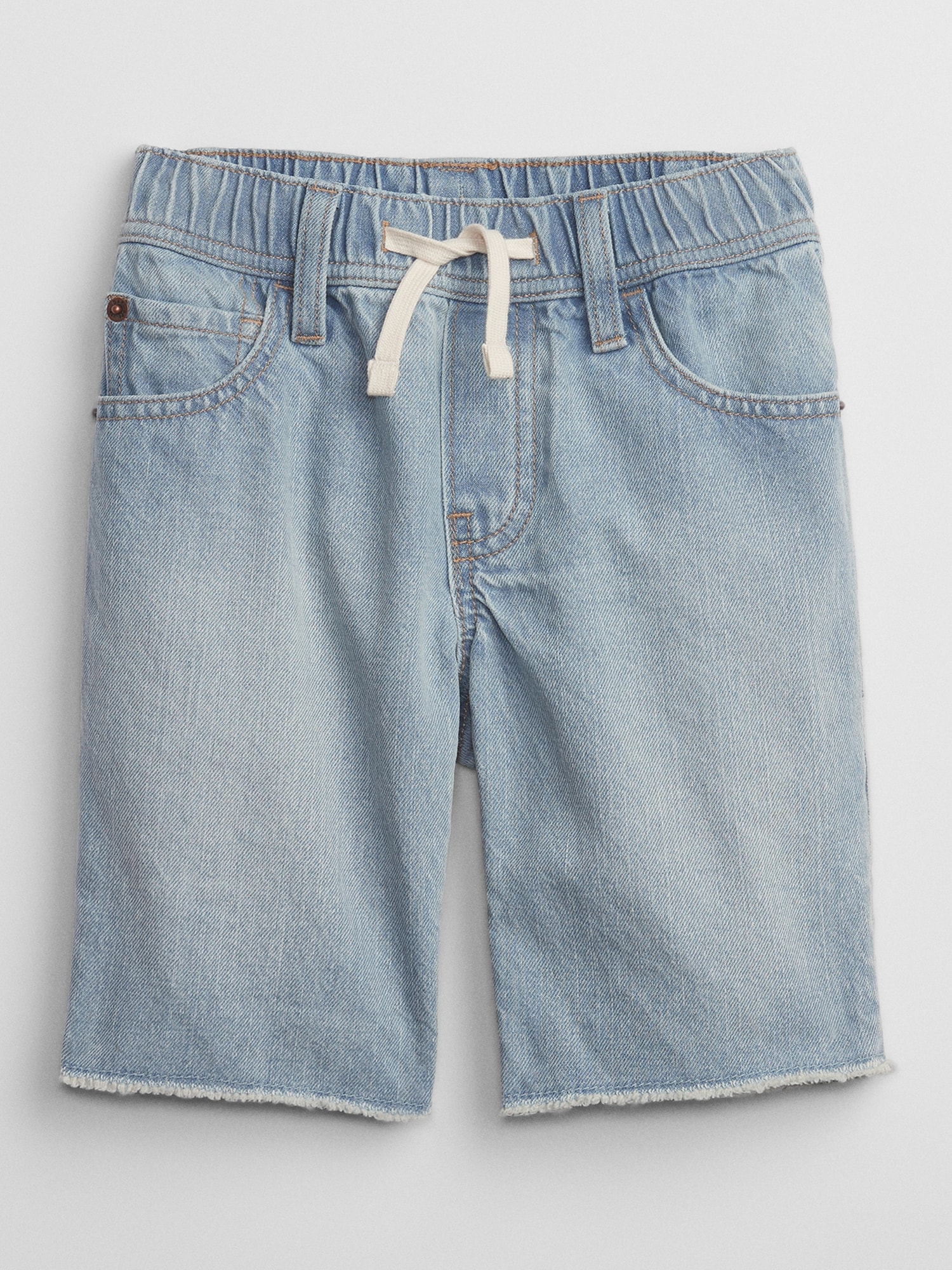 Kids Slim Denim Pull-On Shorts