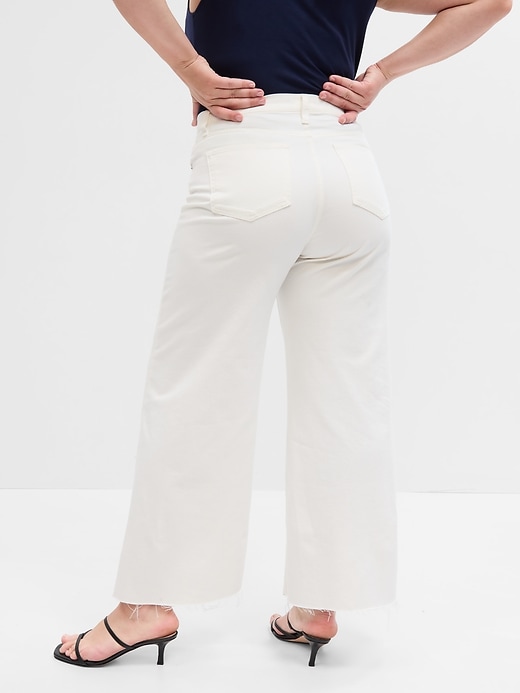 High Rise Wide-Leg Jeans with Washwell | Gap Factory