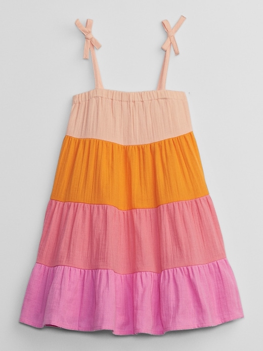 Image number 1 showing, babyGap Gauze Colorblock Dress