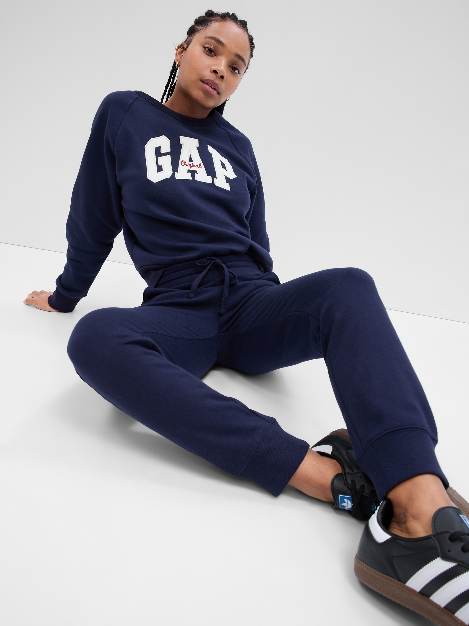 Trackpants: Shop Online Women Navy Blue Cotton Trackpants