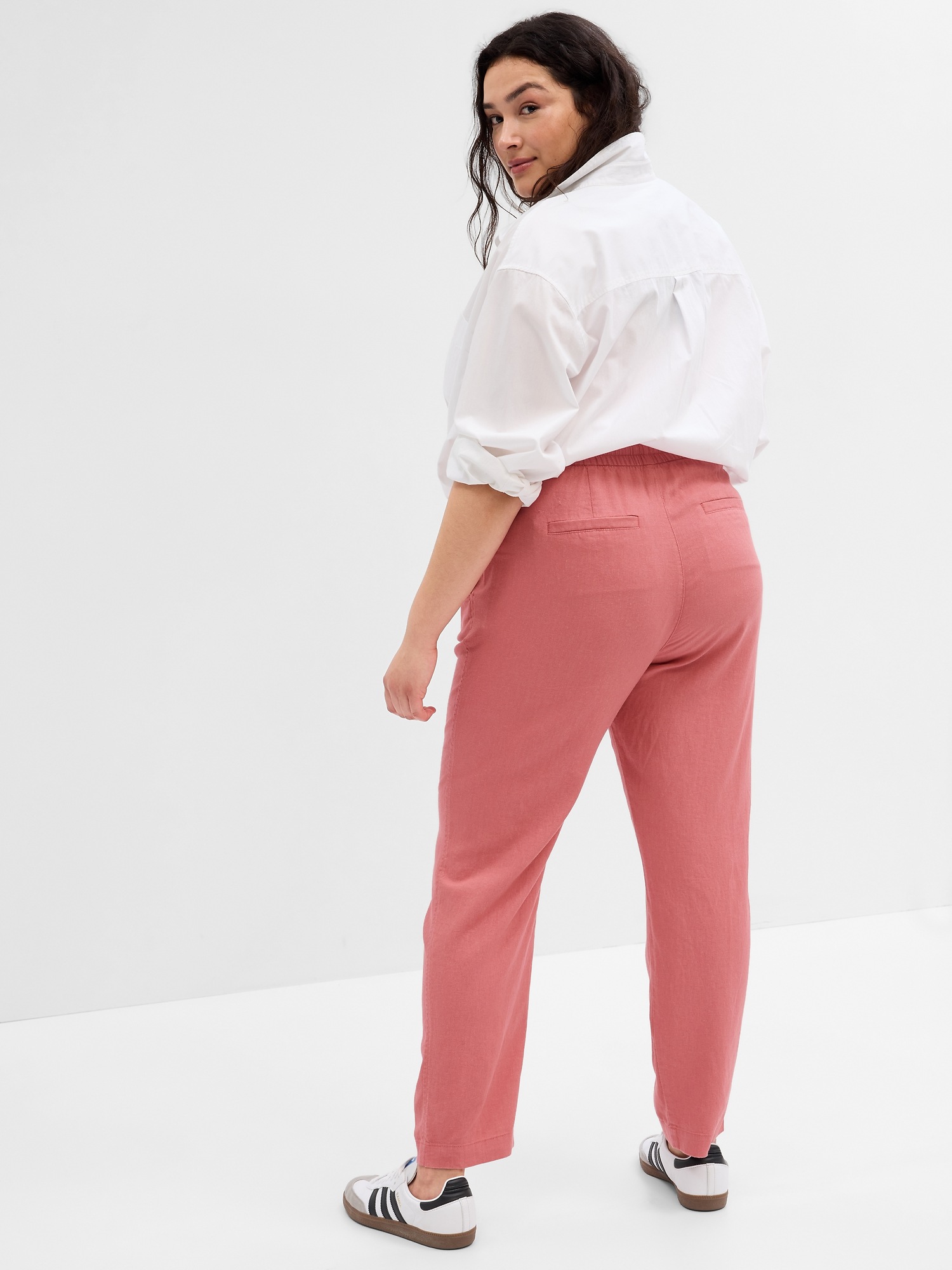 Linen Easy Pants with Washwell