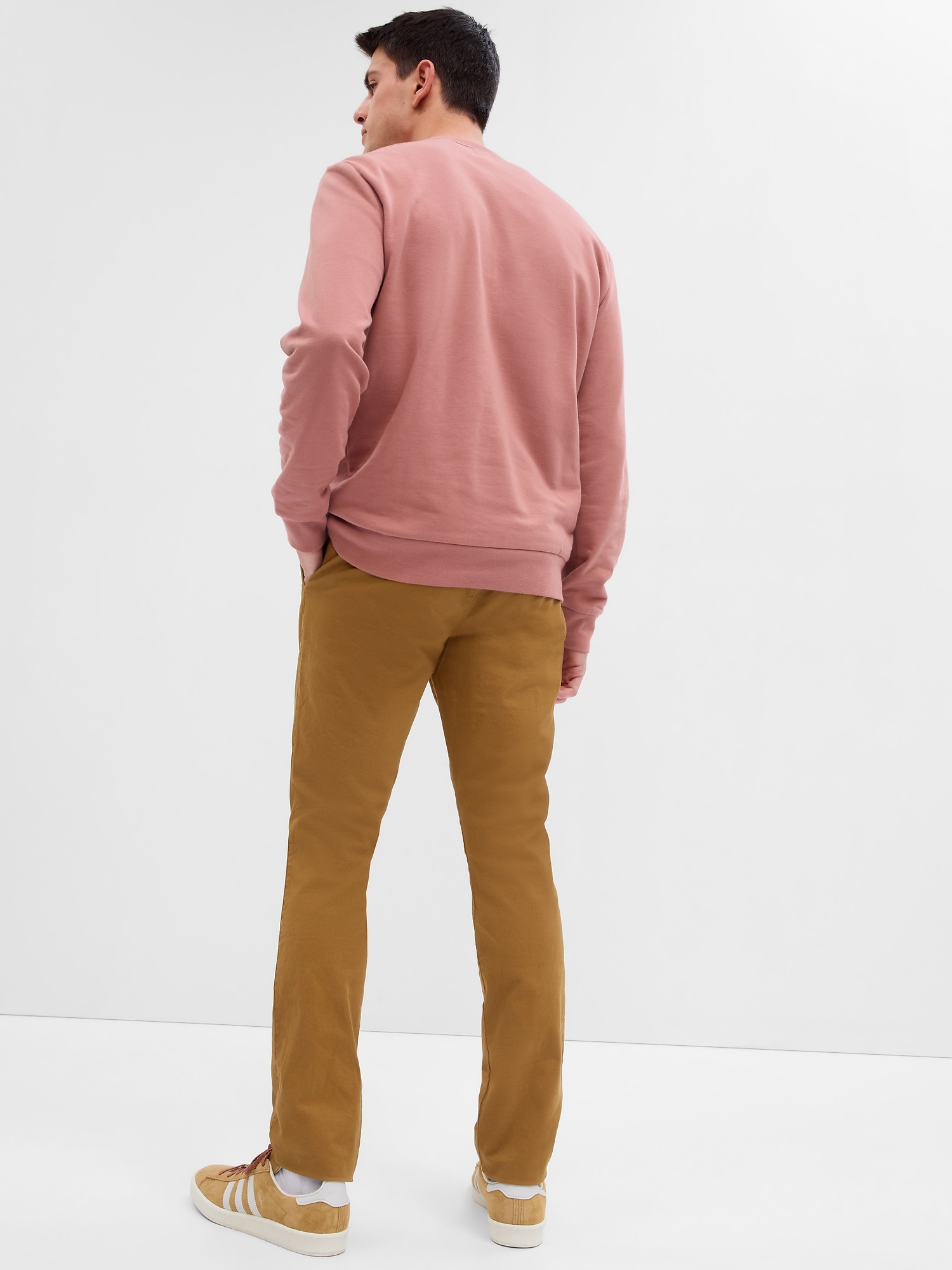 GAP Modern Chino Khaki Pants in Athletic Taper with Stretch GapFlex Size 42  x 30 