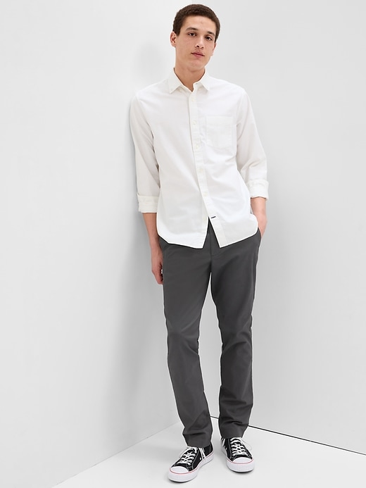 Image number 1 showing, GapFlex Essential Khakis in Slim Fit