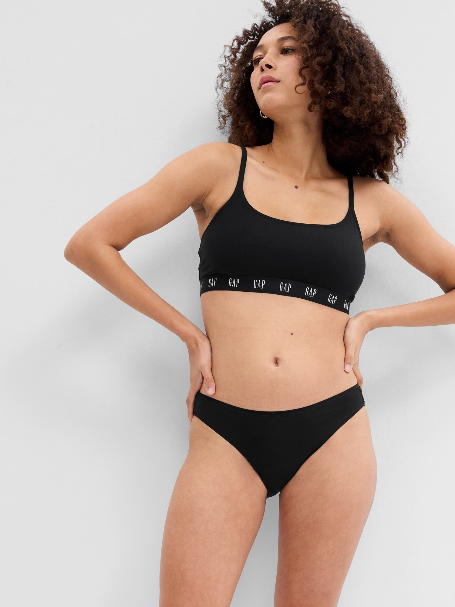 Calvin Klein 3 Pack Bikini Underwear - Women's Intimates in Black